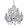 Searchlight Marie Therese Chrome 12 Light Chandelier
