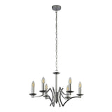 Colaton 6Lt Pendant Ceiling Light Chrome