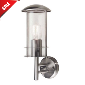Bruges Stainless Steel 1 Light Wall Lantern