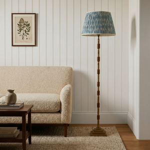 Bluish Grey Ikat Lampshade