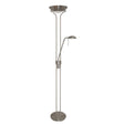 Searchlight Silver Mother Child Floor Lamp Dimmer
