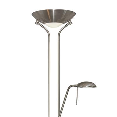 Searchlight Silver Mother Child Floor Lamp Dimmer - Comet Lighting