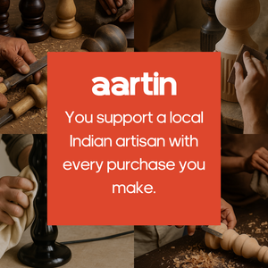 AARTIN PENNY TABLE LAMP IN WOOD WITH EBONY FINISH (BASE ONLY)