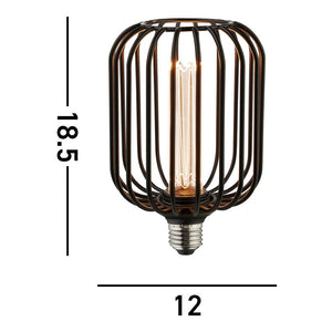 Drum Lamp - Black Metal - Comet Lighting