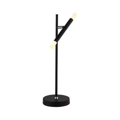 Searchlight Wands LED Table Lamp - Black Metal & Acrylic