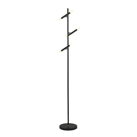 Searchlight Wands 3Lt LED Floor Lamp - Black Metal & Acrylic
