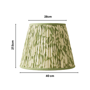 AARTIN Pixie Metal Floor Lamp With Mint Blossom Lampshade