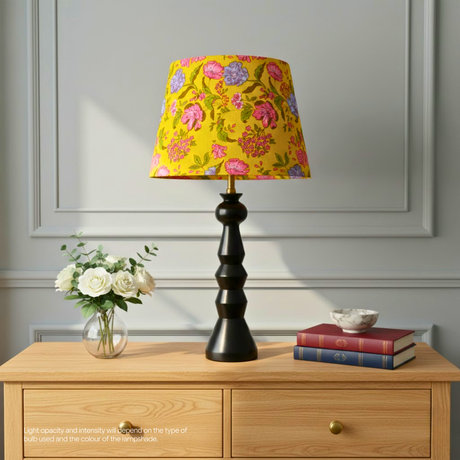 AARTIN 35 CM Citrus Bouquet Cotton Lampshade - Straight Empire ( Shade Only )