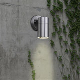 Searchlight Stainless Steel Outdoor Tube Light Glass - Comet Lighting