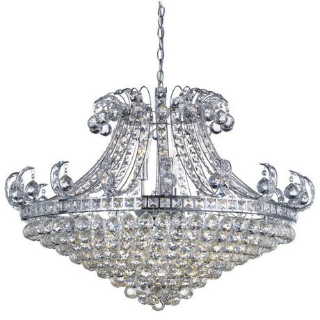 Searchlight Bloomsbury 8 Light Chandelier Crystal Decoration