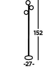 Circa 3Lt Floor Lamp Chrome - Comet Lighting