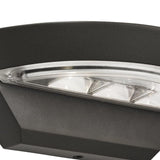 Lincoln Outdoor Wall Light - Dark Grey Metal & Polycarbonate - Comet Lighting