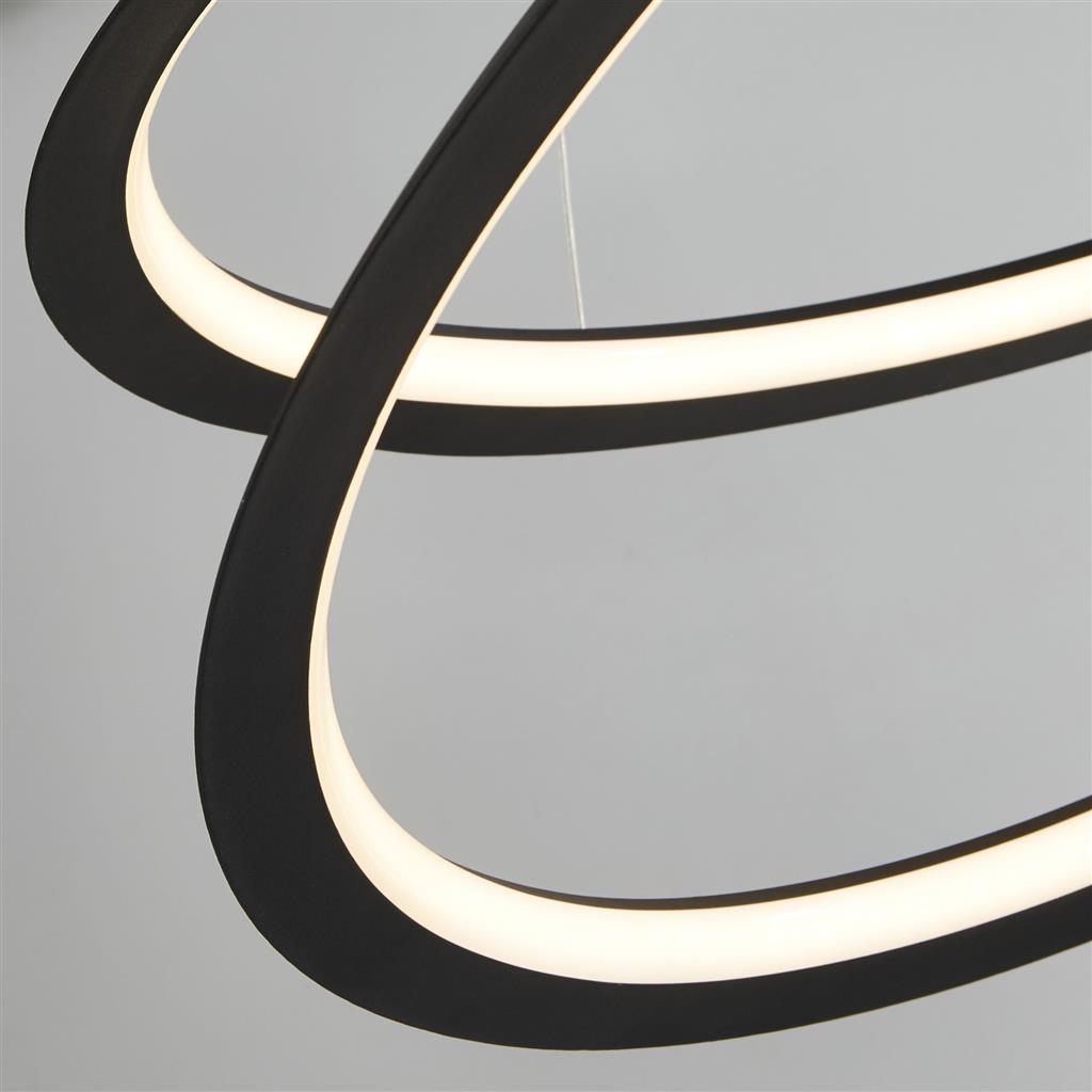 Farway LED Pendant Ceiling Light Black - Comet Lighting