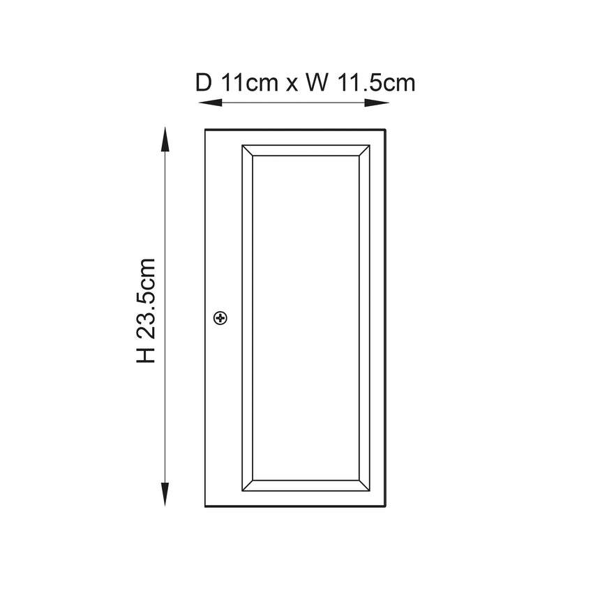 Oxford Outdoor Wall Light Stainless Steel