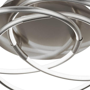 Magic LED Flush - Satin Silver - Comet Lighting