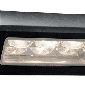 Searchlight Peru Outdoor Wall Light - Black & Glass Diffuser