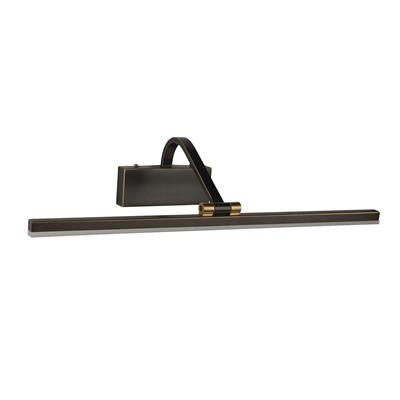 Searchlight LED Picture Light - Black Brushed Gold