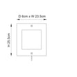 Blake 1-Light Wall Light - Comet Lighting