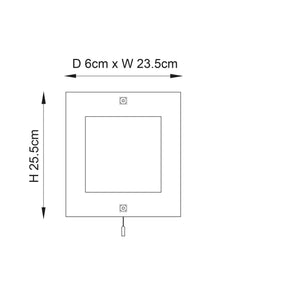 Blake 1-Light Wall Light - Comet Lighting
