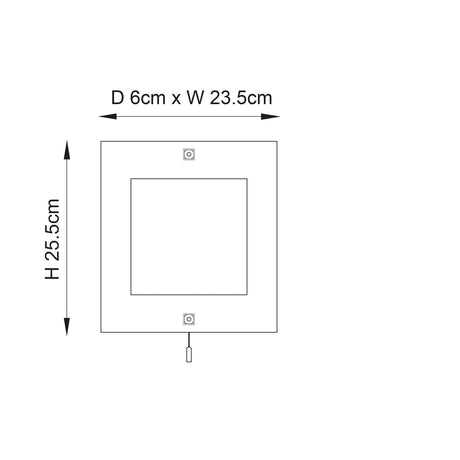 Blake 1-Light Wall Light - Comet Lighting