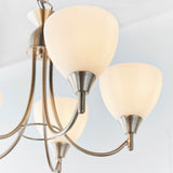 Alton 5-Light Pendant Ceiling Light Satin Chrome