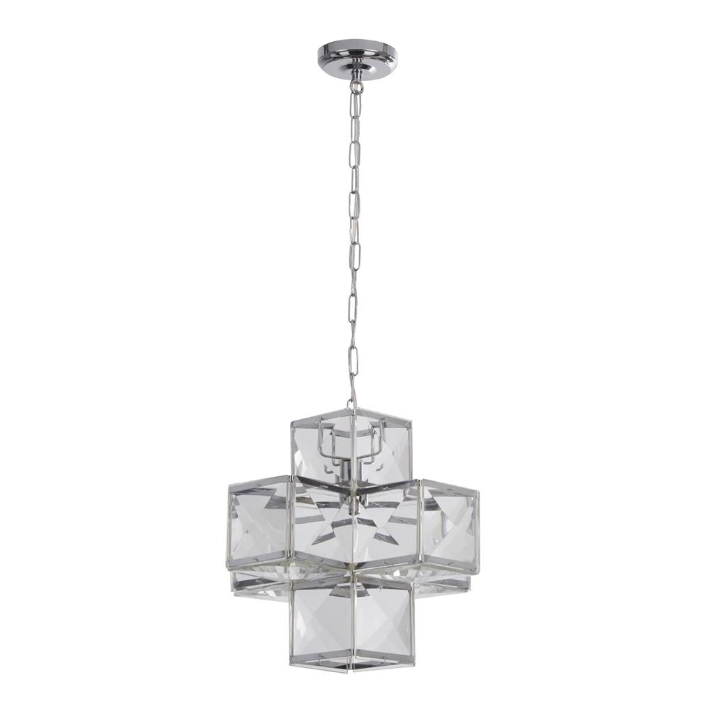 Drewe 1Lt Pendant Ceiliung Light Chrome