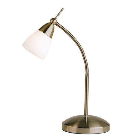Range Touch Task Table Lamp Antique Brass