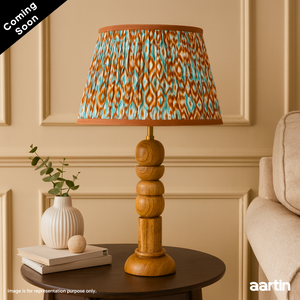 AARTIN SOLACE TABLE LAMP IN WOOD WITH NATURAL WOOD FINISH(BASE ONLY)