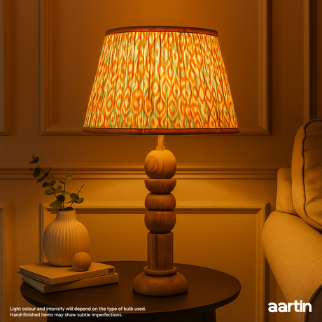 AARTIN SOLACE TABLE LAMP IN WOOD WITH NATURAL WOOD FINISH(BASE ONLY)