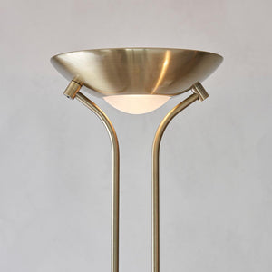 Rome Mother & Child Task Floor Lamp Antique Nickel - Comet Lighting