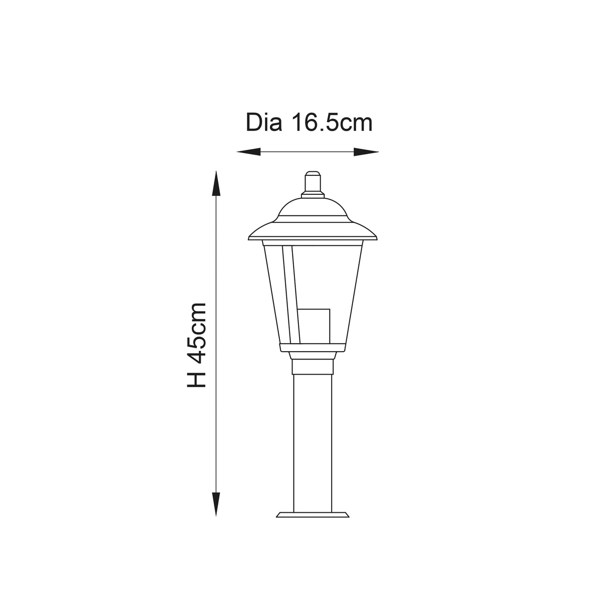 Klien Outdoor Post - Comet Lighting