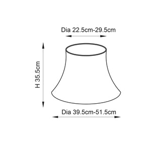 Celia 1lt Shade - Comet Lighting