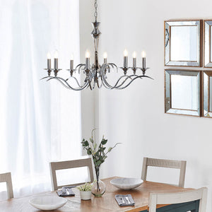 Kora 8-Light Pendant Ceiling Light Chrome - Comet Lighting
