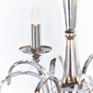 Kora 8-Light Pendant Ceiling Light Chrome - Comet Lighting