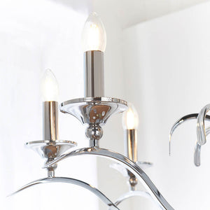 Kora 8-Light Pendant Ceiling Light Chrome - Comet Lighting
