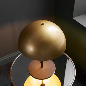 Eden Table Lamp Soft Gold & Dark Bronze Effect Paint