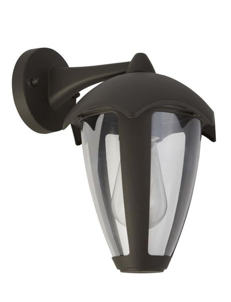 Searchlight Bluebell Outdoor Wall Light- Grey & Polycarbonate, IP44