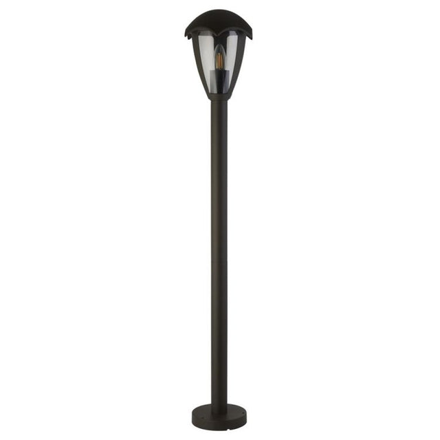 Searchlight Bluebell 97cm Outdoor Post - Grey & Polycarbonate, IP44