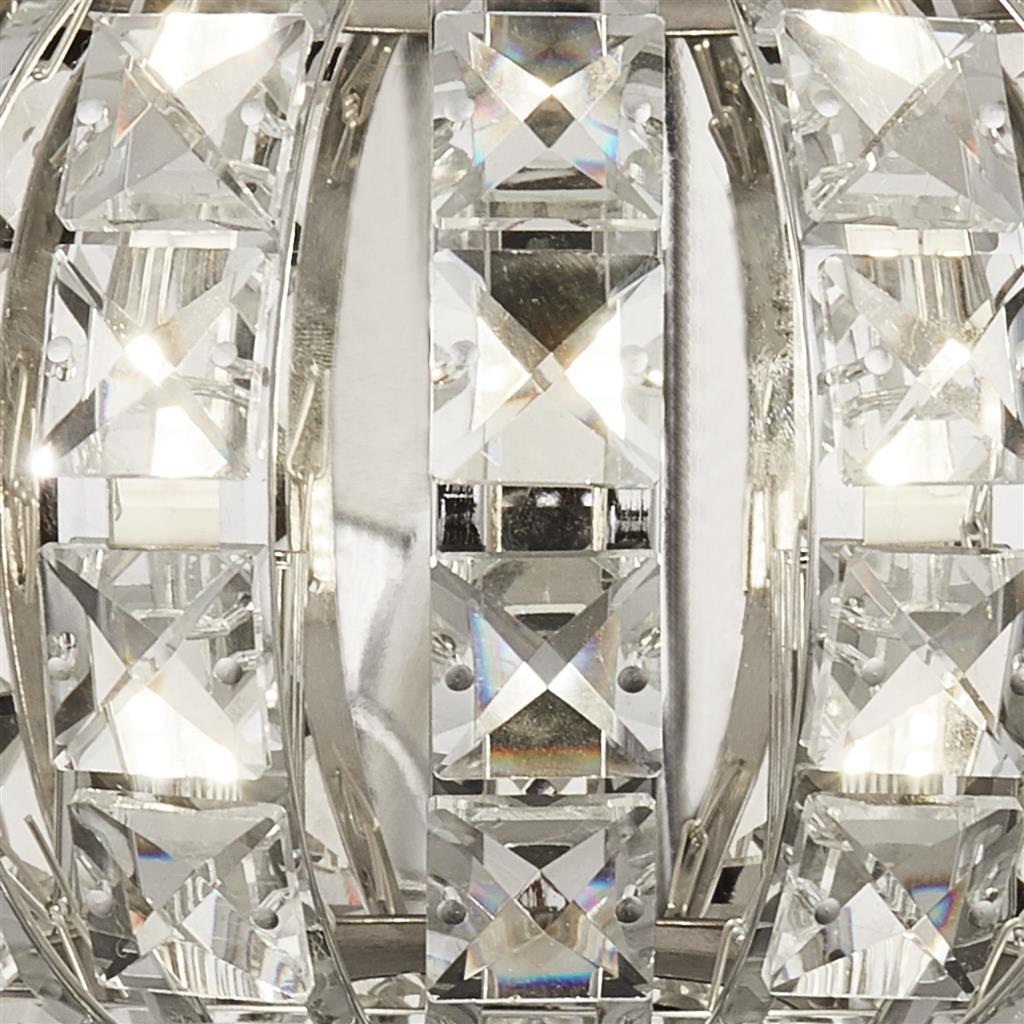 Knighton 2Lt Wall Light Chrome - Comet Lighting