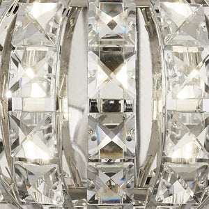 Knighton 2Lt Wall Light Chrome - Comet Lighting