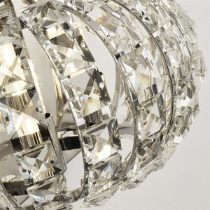 Knighton 2Lt Wall Light Chrome - Comet Lighting