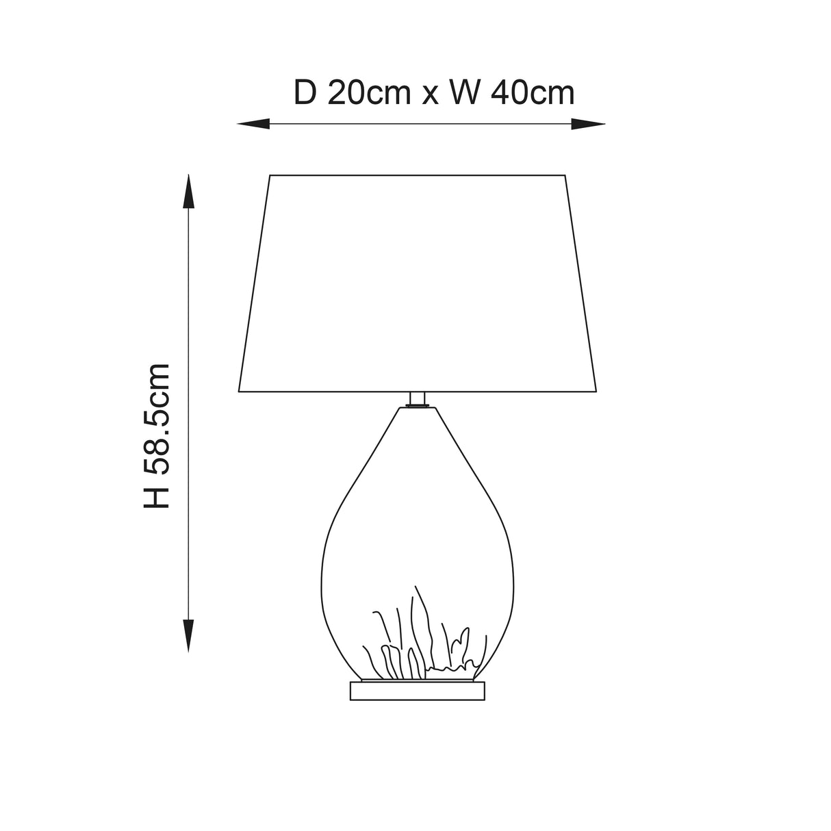 Kew Table Lamp - Comet Lighting