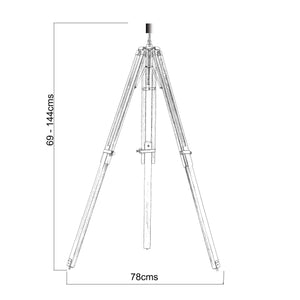 Tripod Base Only Floor Lamp Mango - Comet Lighting
