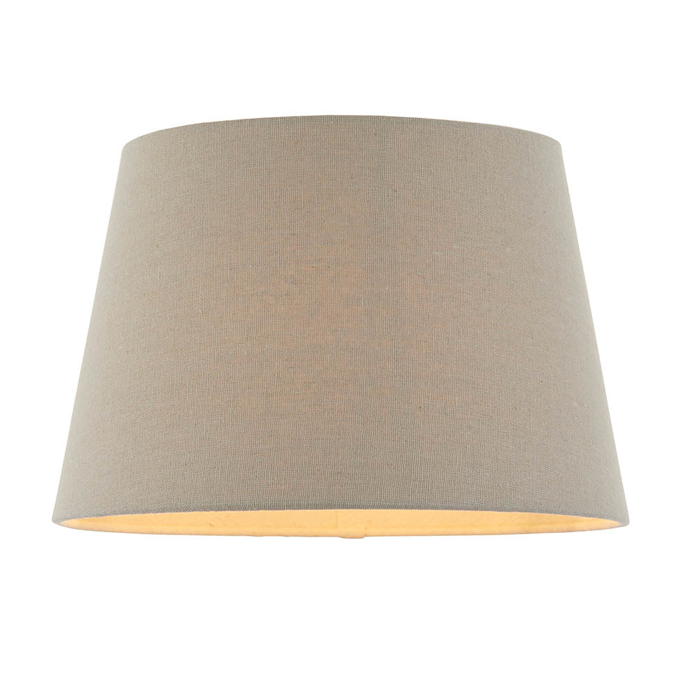 Cici 26cm Grey linen mix fabric