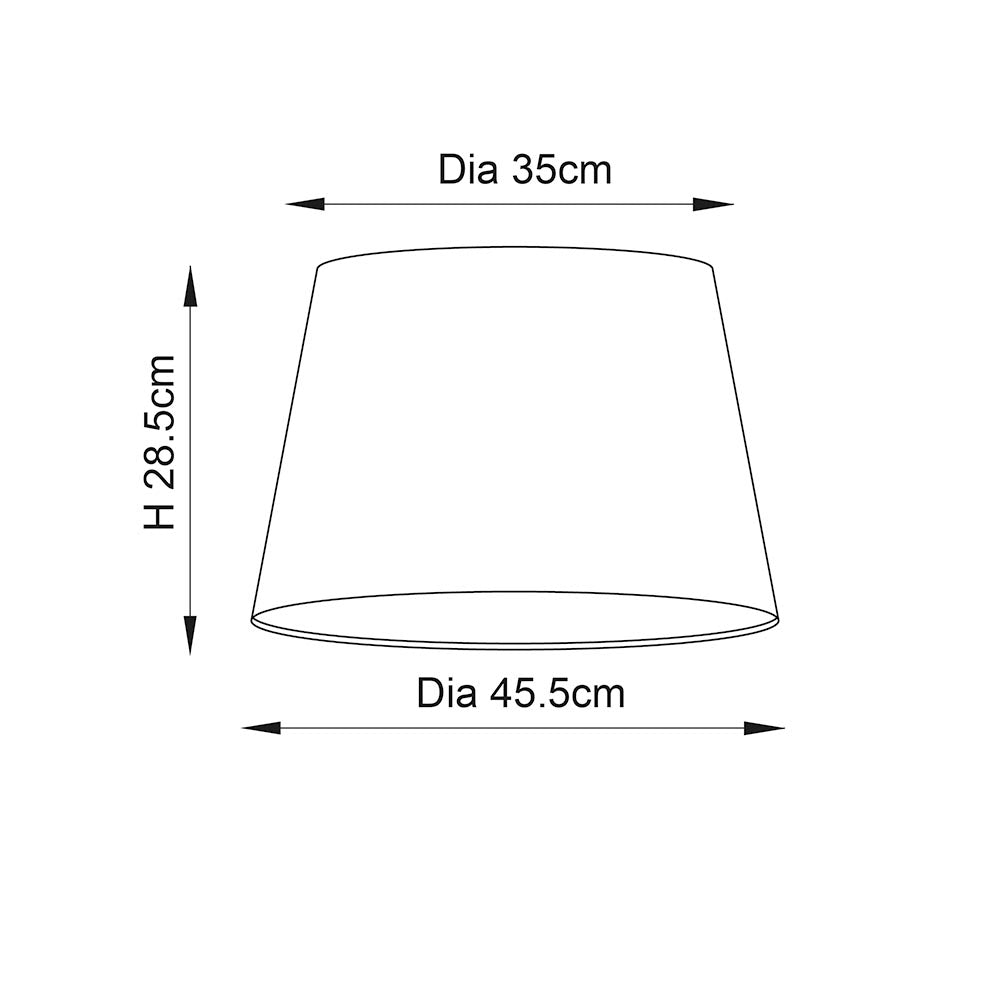 Cici 45cm Ivory linen mix fabric