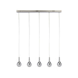 Marwood 5Lt LED Bar Pendant Ceiling Light Chrome