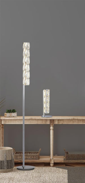Hollocombe LED Table Lamp Chrome - Comet Lighting