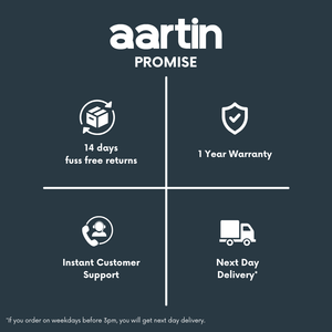 AARTIN 30 CM INDIGO BLOOMS EMPIRE ROLLED LAMPSHADE IN COTTON