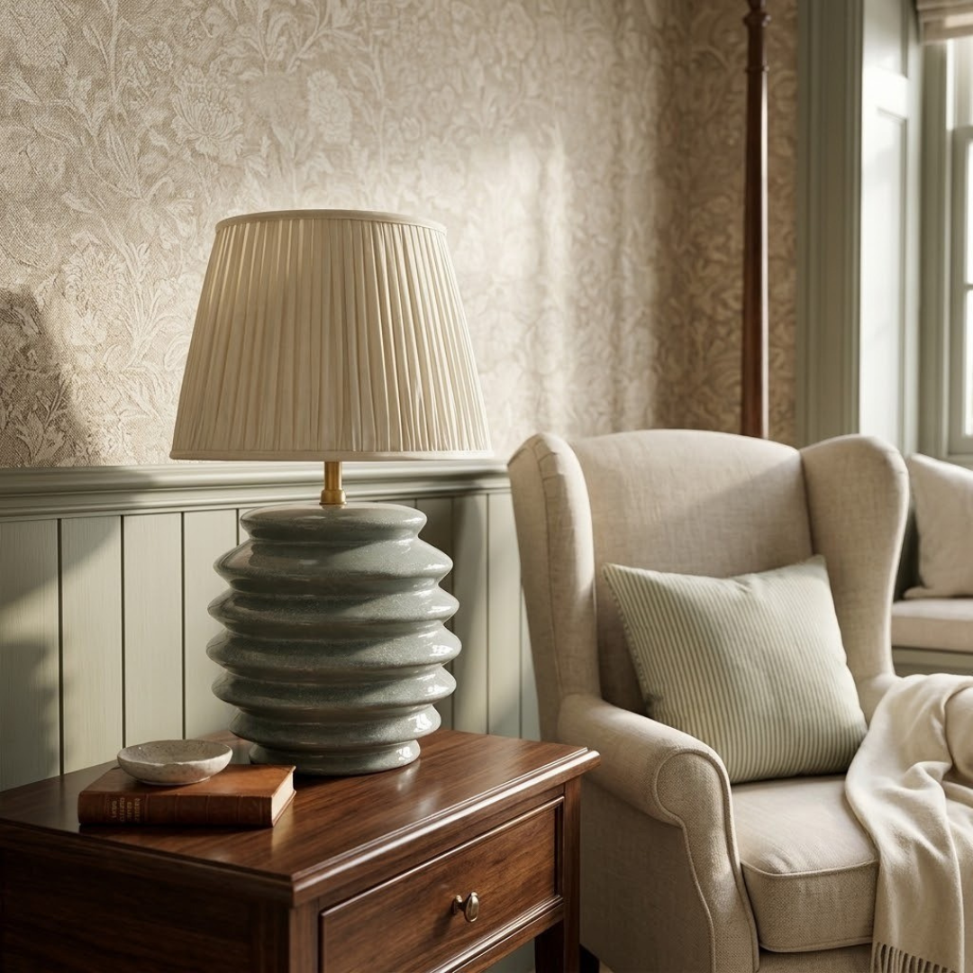 White  lampshade