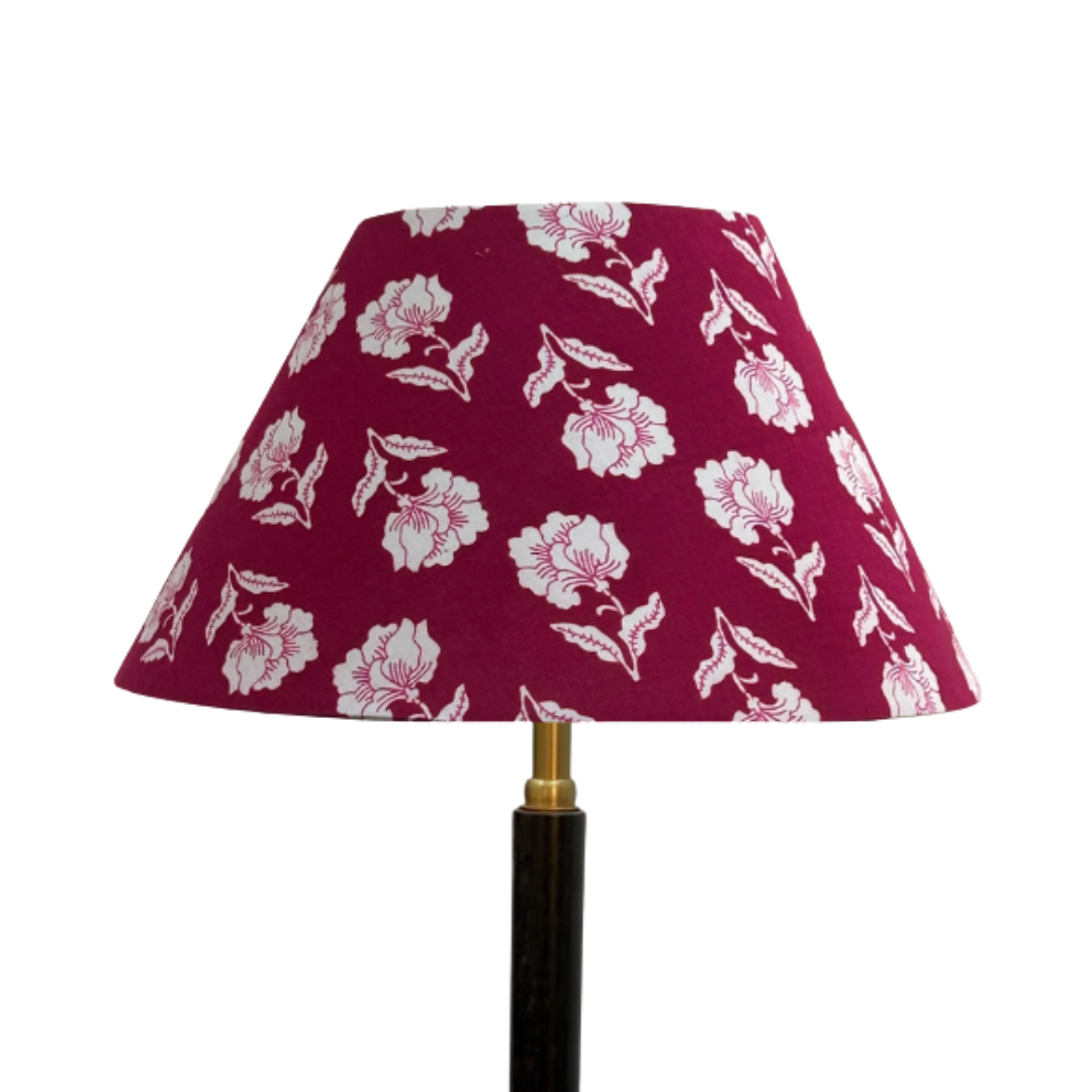 AARTIN 30 CM Cherry Blossom Cotton Lampshade - Empire ( Shade Only )